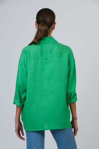 Envelope Shirt Boyfriend - Pomme [sz:small]