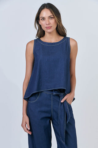 Naturals Top - Chambray 506 [sz:small]