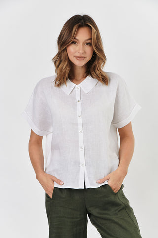 Naturals Shirt Ss - White 314 [sz:small]