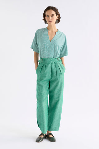 Elk Tshirt Evve - Bright Teal/white [sz:size 14]