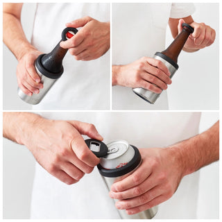 Huski Beer Cooler 2.0 - Brushed Stainless Steel