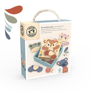 Speedy Monkey Mix & Match Puzzle