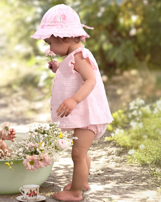 Toshi Top Frilled Sammy - Blossom [sz:baby 0]