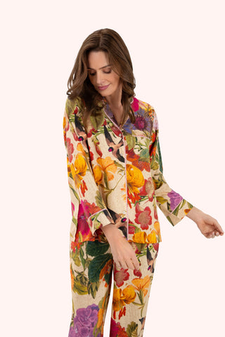 Powder Pyjamas - Cream Posy [sz:small]