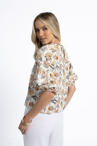 Humidity Blouse Sia - Kaffir Print [sz:size 8]