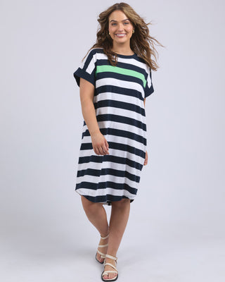 Elm Dress Mckinley - Navy [sz:size 8]