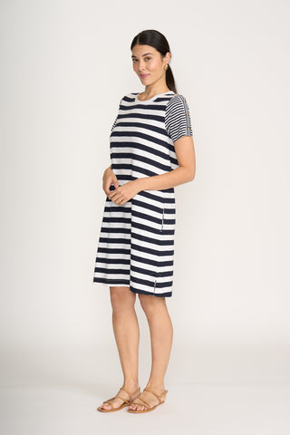 Foil Dress Worth The Hype - Stripe Mix [sz:xs]