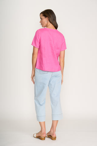 Foil Top V Benefits - Hot Pink [sz:size 10]