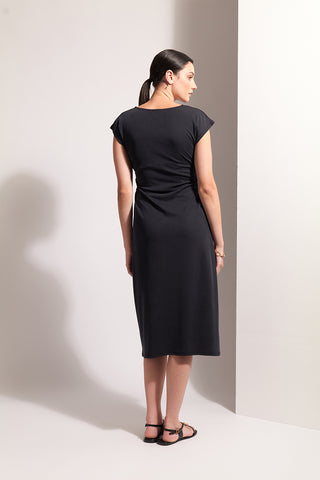 Foil Dress High Flyer Black [sz:xs]