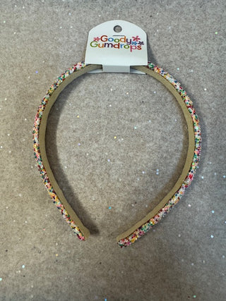 Goody Gumdrops Alice Band Glitter Suede