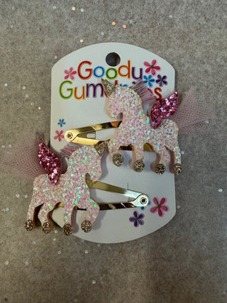 Goody Gumdrops Snaps Winged Unicorn Glitter Tulle