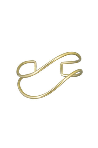 Tigertree Bangle Dbl Curve - Gold