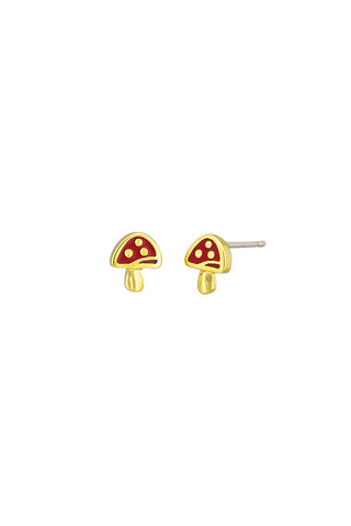 Tigertree Earrings Toad Stool Stud