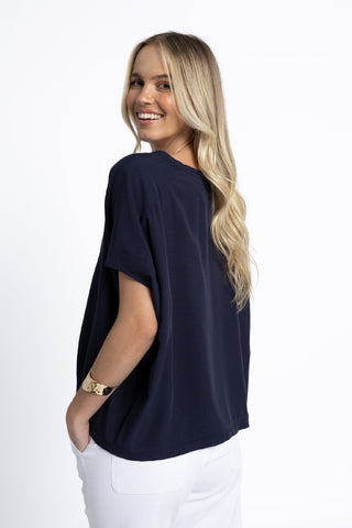 Humidity Top Lush - Navy [sz:small/medium]
