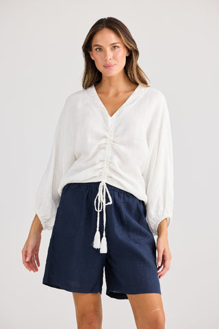 Holiday Top Happy Hour - White [sz:small / Medium]
