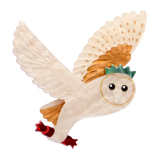 Erstwilder Brooch Otto The Owl - Merry Menagerie