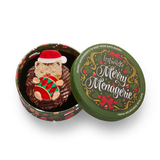 Erstwilder Brooch Hannah The Hedgehog - Merry Menagerie