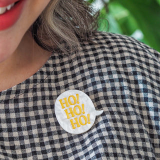 Erstwilder Brooch Mini - Ho, Ho, Ho!