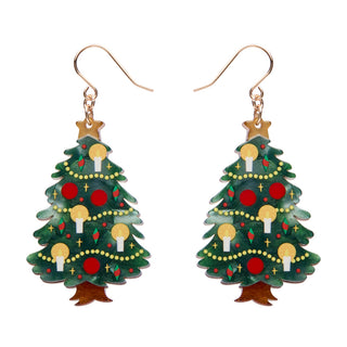 Erstwilder Earrings - Christmas Tree Centre-piece - Merry Menagerie