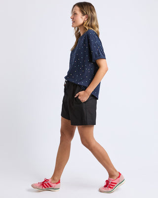 Elm Tee Festive Spot Navy [sz:size 10]