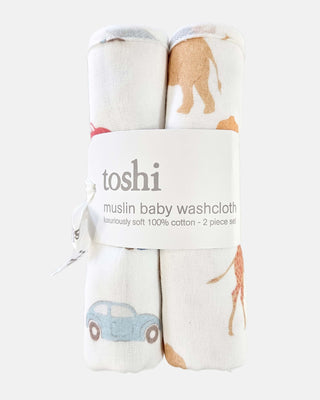 Toshi Washcloths Muslin - Congo