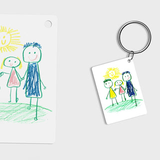 Pikkii Keyring Shrink Kit Drawing