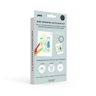 Pikkii Keyring Shrink Kit Drawing