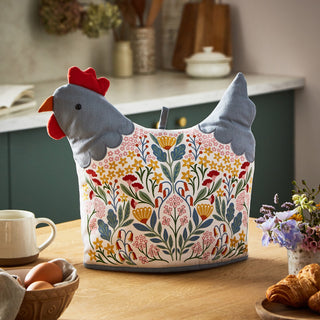 Ulster Weevers Folk Chicken Shaped Tea Cosy