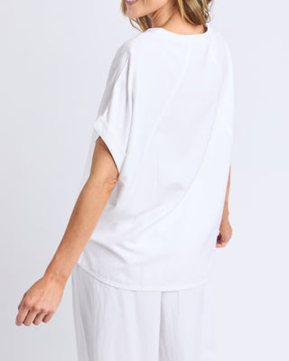 Elm Top Maura White [sz:size 10]