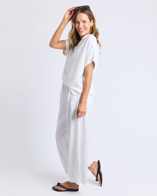 Elm Top Maura White [sz:size 10]