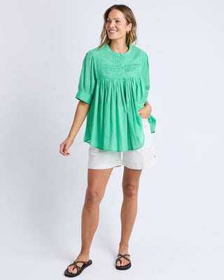 Elm Shirt Monty Ss Gumdrop Green [sz:size 10]