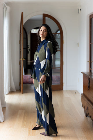 Foil Shirt Tux Deluxe - Mod Geo [sz:size 12]