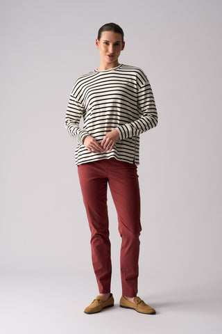 Foil Trouser Holey Moley - Russett [sz:size 8]