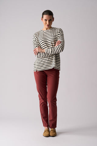 Foil Trouser Holey Moley - Russett [sz:size 8]