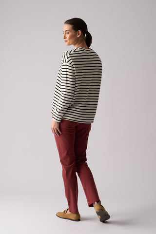 Foil Trouser Holey Moley - Russett [sz:size 8]