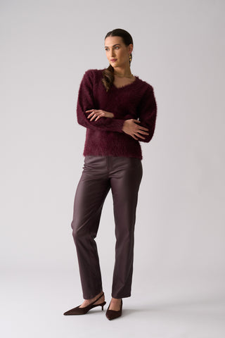 Foil Fluffin Cute Reversible Cardi - Cherry Lacquer [sz:small]