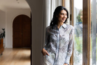 Foil Pipe Up Shirt - Globe - Shirt