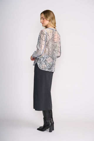 Foil Pipe Up Shirt - Globe - Shirt