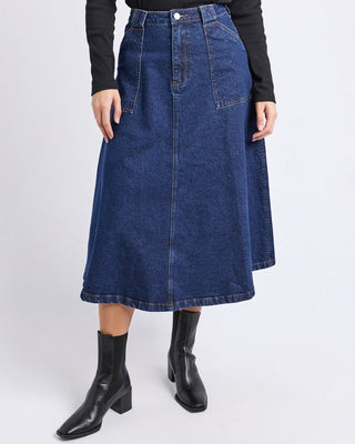 Foxwood Skirt Potter Indigo - Skirts