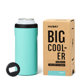 Huski Big Can Cooler - Turquoise - Drinkware & Reusables