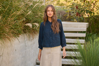 Naturals By O&j Shirt - Diplomat | Pink Poppies