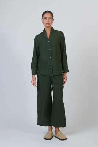 Naturals By O&j Blouse - Myrtle Green - Tops