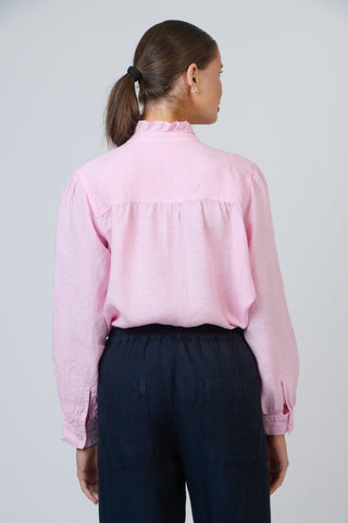 Naturals By O&j Ruffled Blouse - Rash Pink | Pink Poppies