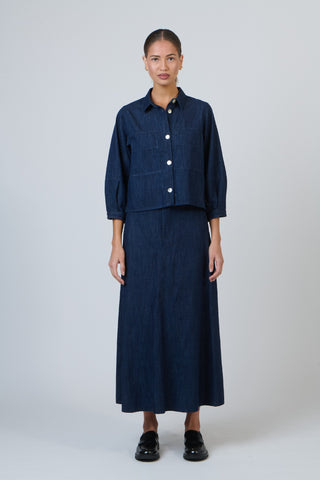 Naturals By O&j A - line Skirt - Inkwell - Skirts