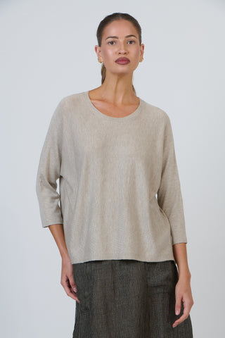 Olive Et Julie Sweater 3/4 Sleeve - Partridge - Knitwear