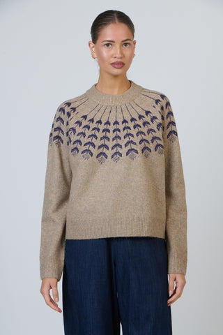 Olive Et Julie Sweater Icelandic Style - Mousse | Pink Poppies