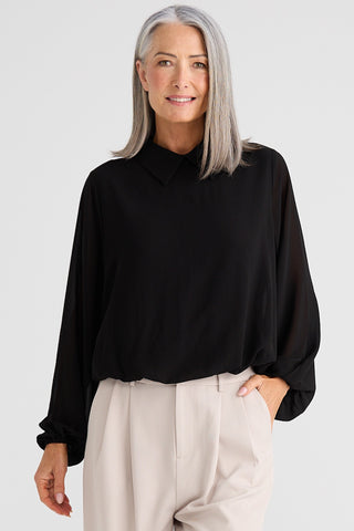 Brave&true Gwyneth Top - Black - Tops Winter Style