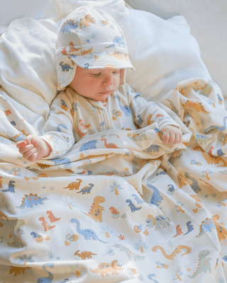 Toshi Flap Cap Harvest - Dino Bubs | Pink Poppies