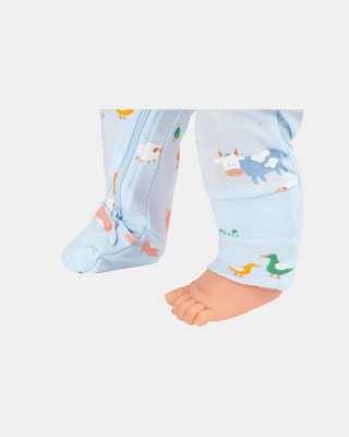 Toshi Onesie L/s Harvest - Farm Buddies | Pink Poppies