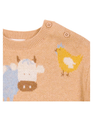 Toshi Organic Pullover Mystical - Farm Buddies | Pink Poppies